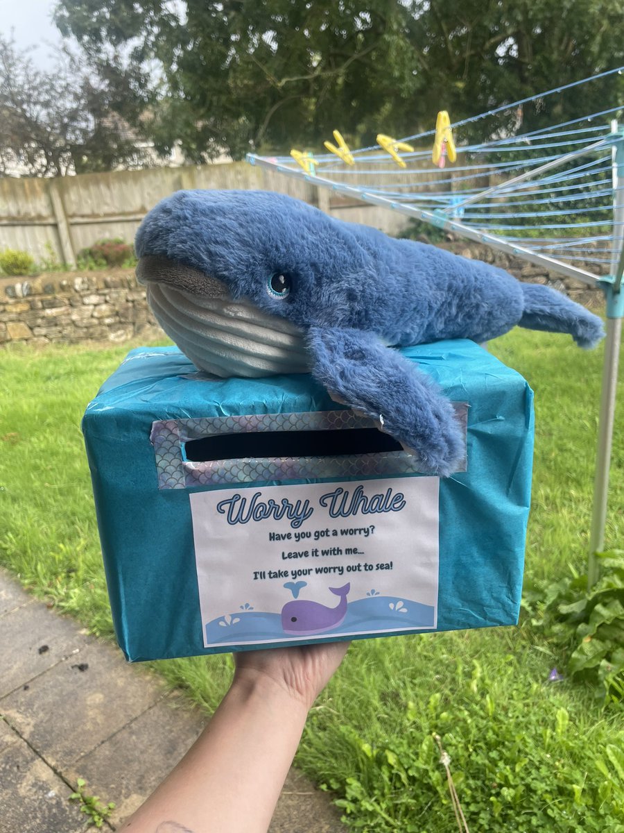 MissBow23's tweet photo. Step aside, Worry Monster - there’s a new kid in town! 🐋 https://t.co/lJ3fpdKvTI
