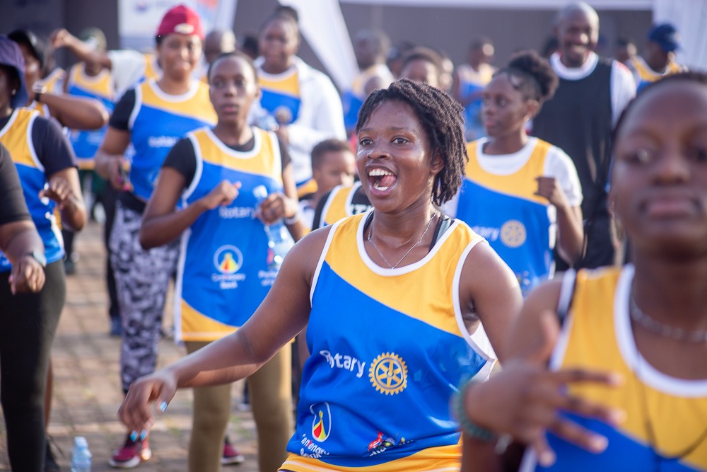 RotaractD9214's tweet image. You know me sitya danger  singer @AlienSkinUg graces Kololo  #RunForHope  #RotaryCancerRun23