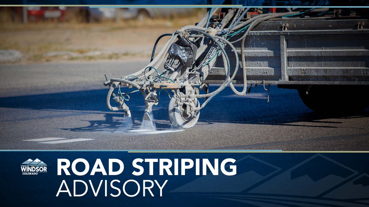 ⚠️ TRAFFIC ALERT ⚠️ 
Over the next several weeks, you might spot some road striping operations around town. Roads will remain open, so thank you for staying cautious and keeping an eye out for cones and WET PAINT signs! 🎨 
To receive traffic alerts, text Roads to 970-251-7151.