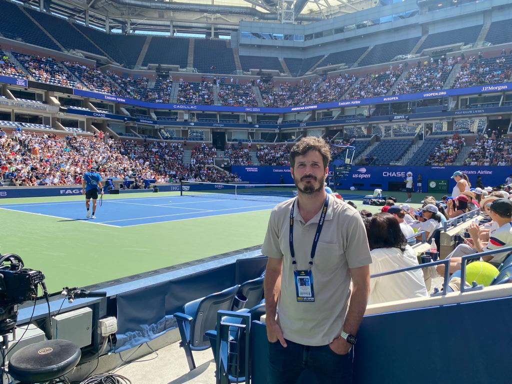 El Dr Ignacio Pérez Buendía está en el @usopen atendiendo médicamente a los tenistas de la @RFETenis