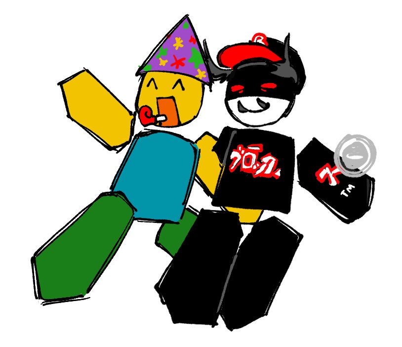 KKKK33김메델 on X: #roblox #robloxart Guest & Noob  /  X