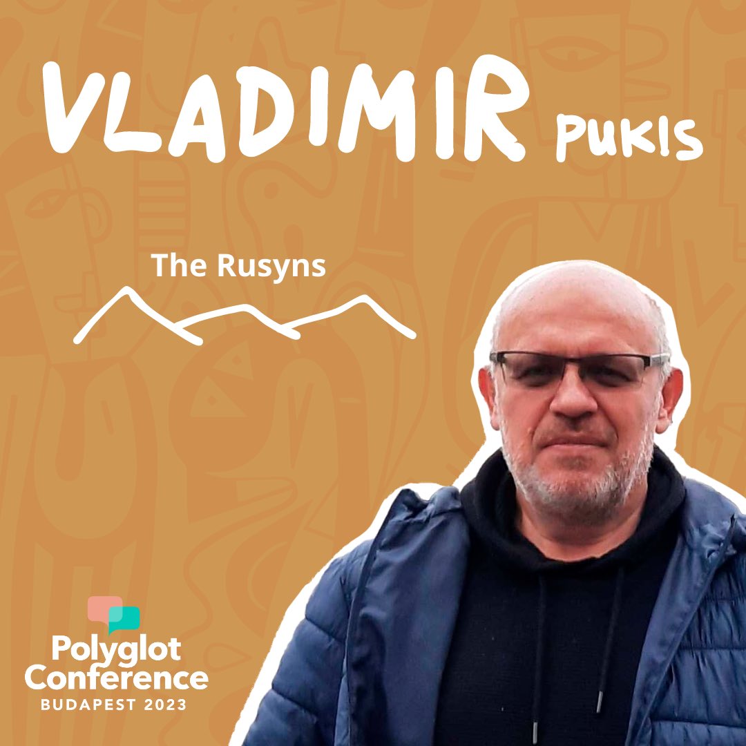 Dive into the fascinating world of the Rusyns with Vladimir Pukis at #PolyglotConference Budapest! Discover the complexities of their language, culture, and identity.  …ConferenceBudapest2023.eventbrite.com
#Rusyn #EthnicDiversity #CulturalHeritage #EthnicIdentity #LangTwt