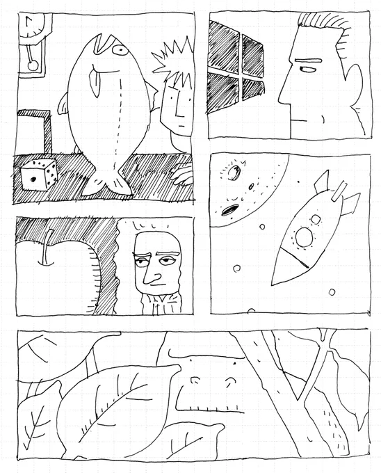 囲み線好き。
#本日のラクガキ 