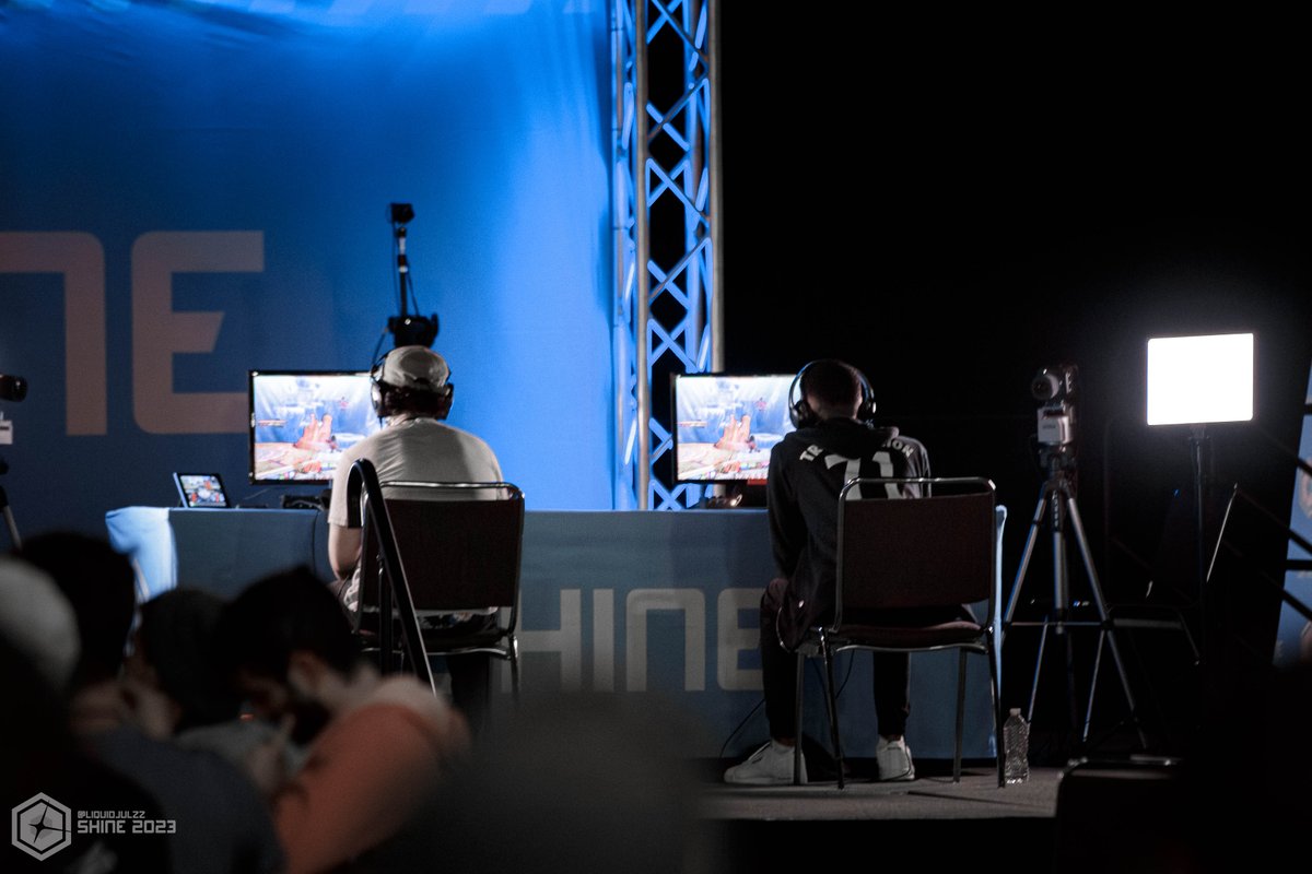 Shine_Series's tweet photo. Let's get started. Your Super Smash Bros. Ultimate Top 8 begins now! Join us as we crown our final #SSBU champion. 🏆

FT. @DM_SSB, @Light_S21, @AaronFGC, @SalvatoreZomba, @Smokk_SSB, @Stocktaker69, @JustBIue4Ever, @AnathemaROB

🖥️https://t.co/NWhANJpBZ6 | #Shine2023 https://t.co/rJ1exRROR4