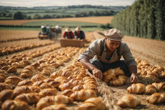 Sad to learn the croissant harvest in France is so bad this year.
