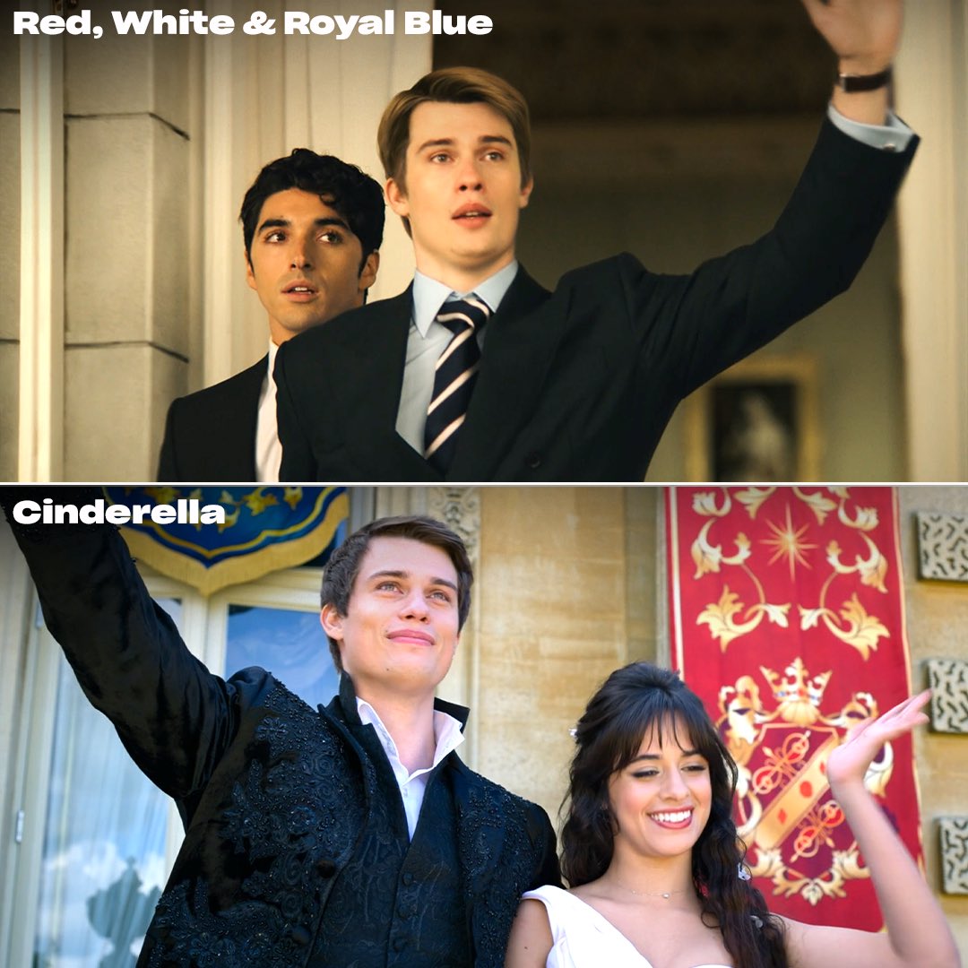 PrimeVideoCA's tweet photo. Nicholas Galitzine, a master of the royal wave 👋 #RWRBMovie https://t.co/U9YTsChSBM