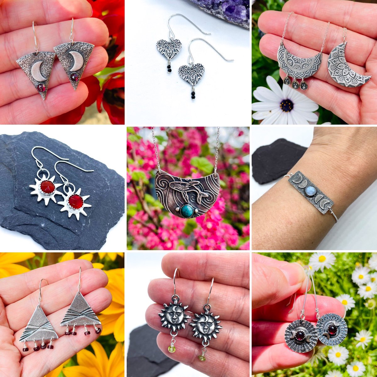 Hi @TheoPaphitis 👋 I design and hand make unique jewellery from gemstones and fine silver clay, which recycles silver particles from old X-ray machines & photography equipment silkpurseguild.com/Boutique/thebe… #SBS #handmadejewellery #smallbusiness