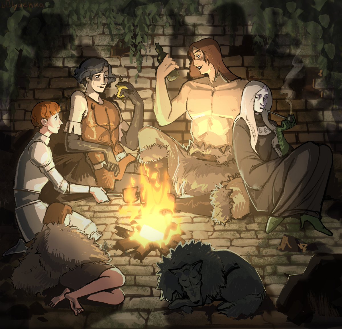 b0lyachka's tweet photo. Respite 🔥
#FearandHunger #funger 
#darce #cahara #ragnvaldr #enki https://t.co/2ir4CIWbif