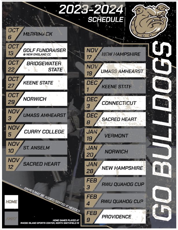 Go time! Some new competition for the Bulldogs as we move over to Patriot West conference. #GOBULLDOGS