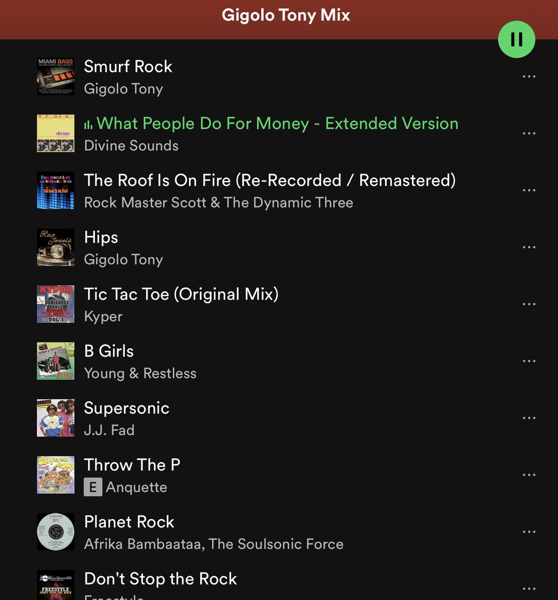 icymix11's tweet photo. Lol my Spotify knows me well... (just a sample of the songs) #music #mix #smurfrock #whatpeopledoformoney #theroofisonfire #80s #90s #oldschool #classics #spotify https://t.co/T8bPDDboxK