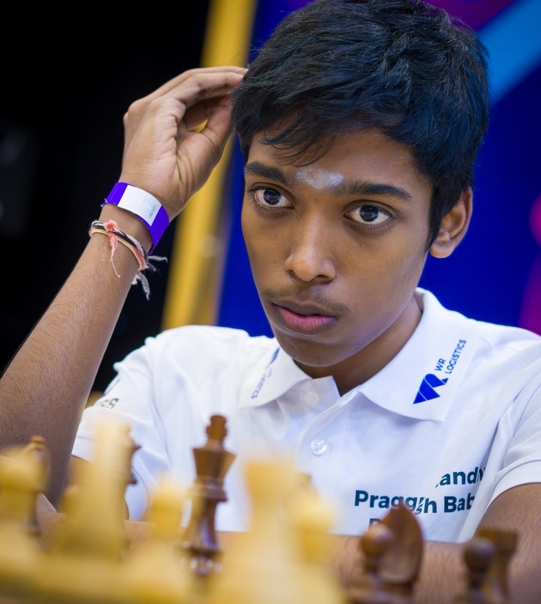 wr_chess's tweet photo. He is on fire 🔥

@rpragchess won three games in a row after his arrival from Baku. His victories over Raunak Sadhwani and Rasmus Svane secures our matches with "Team MGD1" and "Germany and Friends"

#FIDErapidteams #chess #india https://t.co/j7Cy4RTzka