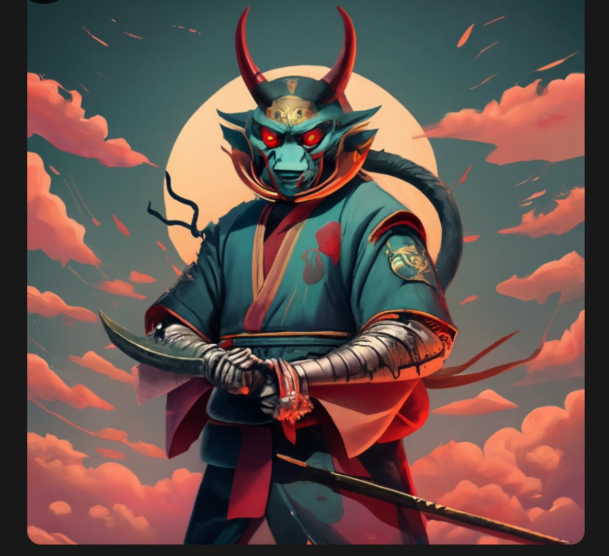 Whitneystella12's tweet photo. @oni_bite 
@0xKae_ @shubh2005S @INNOCENTzero01 @Necre10
I WROTE A POEM FOR ONI

"Beneath the veil of moonlit night,
The Oni prowl with fierce delight,
Horns gleaming in the somber glow,
Eyes ablaze with fiery woe.

Oh, how they long for love to heal, https://t.co/TPJY4vOygB