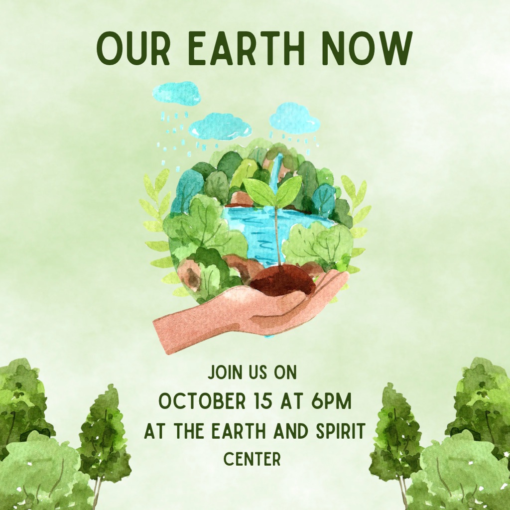 OurEarthNow's tweet image. Join us on October 15 and bring a friend.