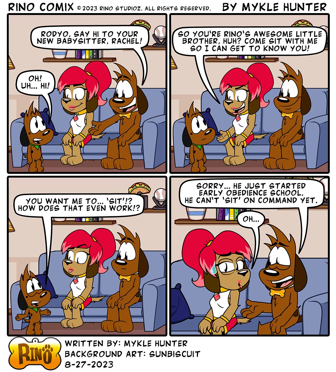 RinoStudioz's tweet photo. You can't assume a puppy would know! 🐶
#dogs #doglover #wholesome #comics #funny #puppy #positivevibes https://t.co/y5nnjDKlck