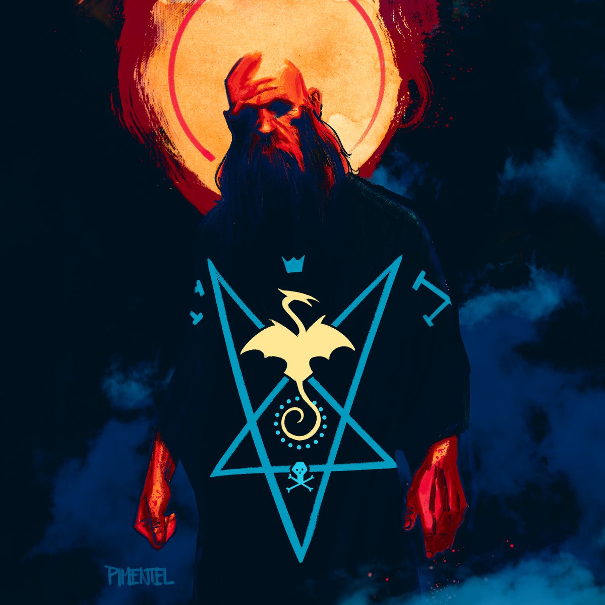 RafaelTPimentel's tweet photo. Hello my boy...
.
#rasputin #themadmonk #grigorirasputin #hellboy #commission #artpiece #anungunrama #comics #comicbook #bandedessinee #aquarela #ilustración #illustration #dessin #dibujo #diseño #ilustração #illustrazione #artwork #drawing #draw #desenho #righthandofdoom #bigred https://t.co/1UhJdBBpQw