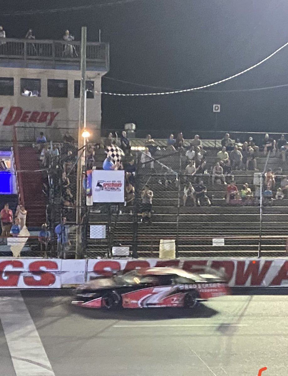 fatheadracing's tweet photo. Winning never gets old🏁. Could not be more proud of ⁦@jacksonboone7⁩ and all the FHR guys! #ChasingHardware ⁦@5FlagsSpeedway⁩ https://t.co/wq5aYb2A03