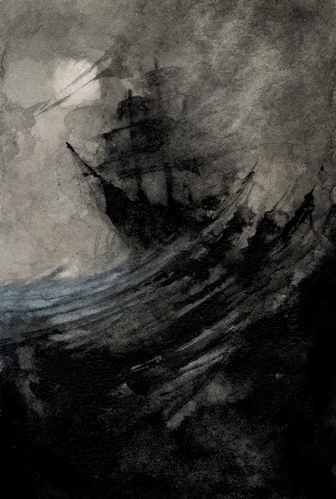 Black Despair sails the seas.