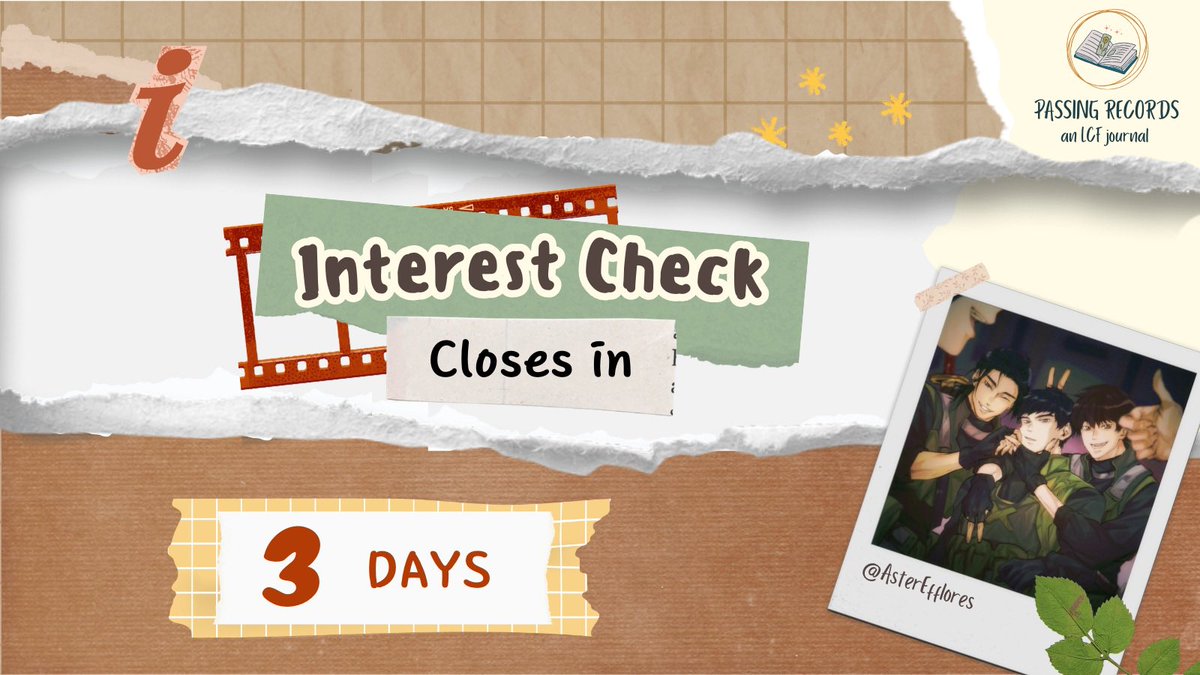 The countdown starts—3 days until the interest closes! ✨