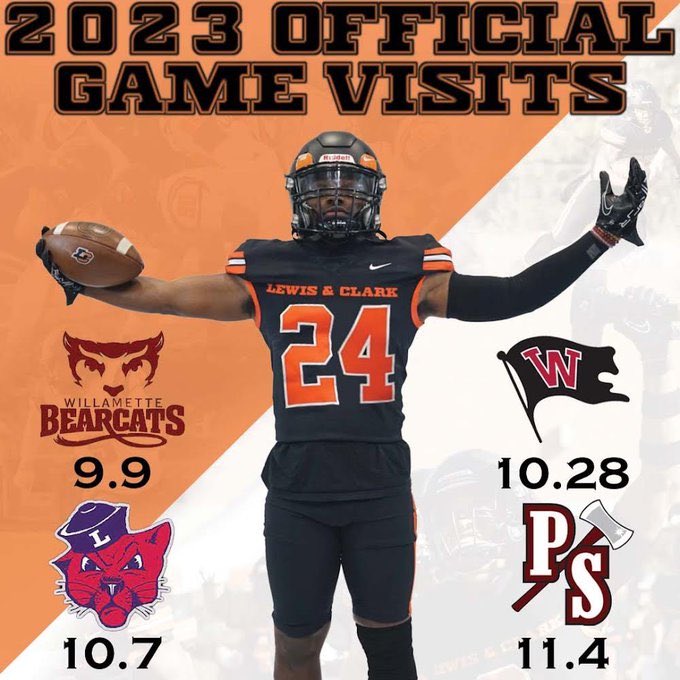 Thank you <a href="/coach_schaft/">Coach Schaft</a> for the official game visit invite. Looking forward to following <a href="/LCPiosFB/">Lewis & Clark Football</a> season this year! <a href="/EdisonTheMecca/">Edison High School Football</a>