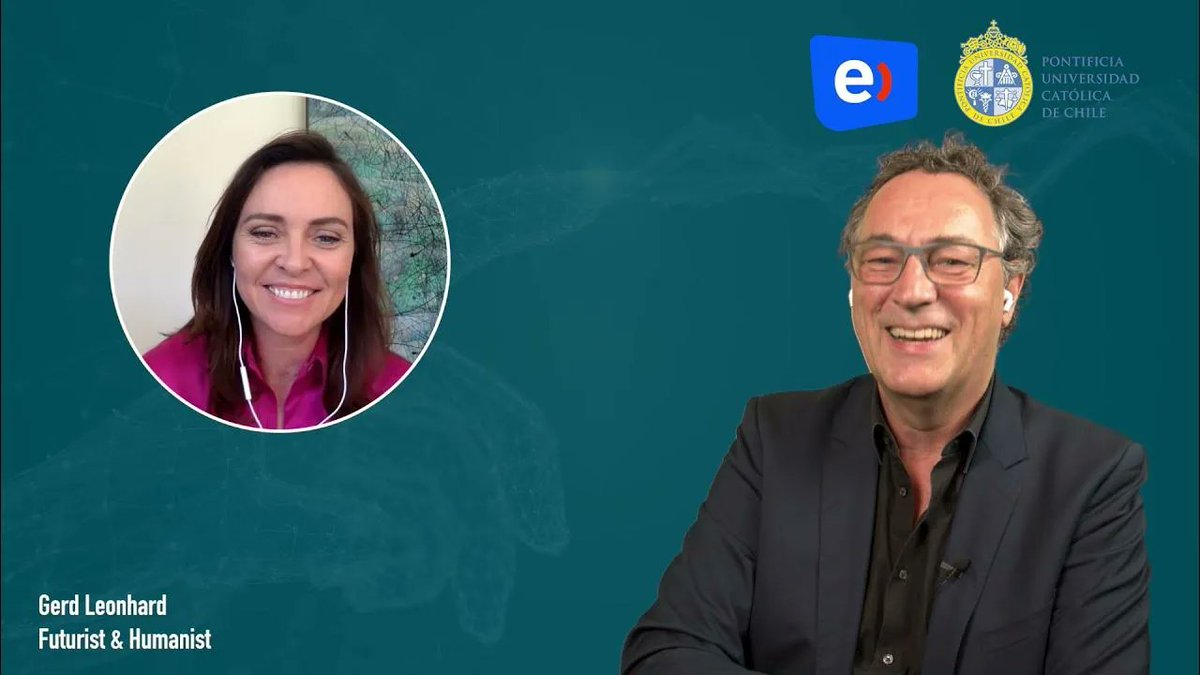 agreenfuturist's tweet photo. Embrace technology but don't become it! Q&amp;A session: #Futurist Gerd Leonhard + Elena Dressel (ENG) https://t.co/g9x6E3LAvt https://t.co/3K7EUaqbf0