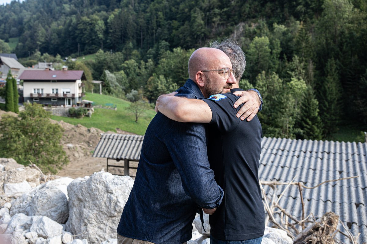 Vlada Republike Slovenije (@vladars) on Twitter photo President 🇪🇺<a href="/EUCouncil/">EU Council</a> <a href="/CharlesMichel/">Charles Michel</a>: "One thing is absolutely certain: we will not forget the Slovenian people. We stand with you today, Prime Minister, and we will continue to stand with the Slovenian people tomorrow." President 🇪🇺<a href="/EUCouncil/">EU Council</a> <a href="/CharlesMichel/">Charles Michel</a>: "One thing is absolutely certain: we will not forget the Slovenian people. We stand with you today, Prime Minister, and we will continue to stand with the Slovenian people tomorrow."