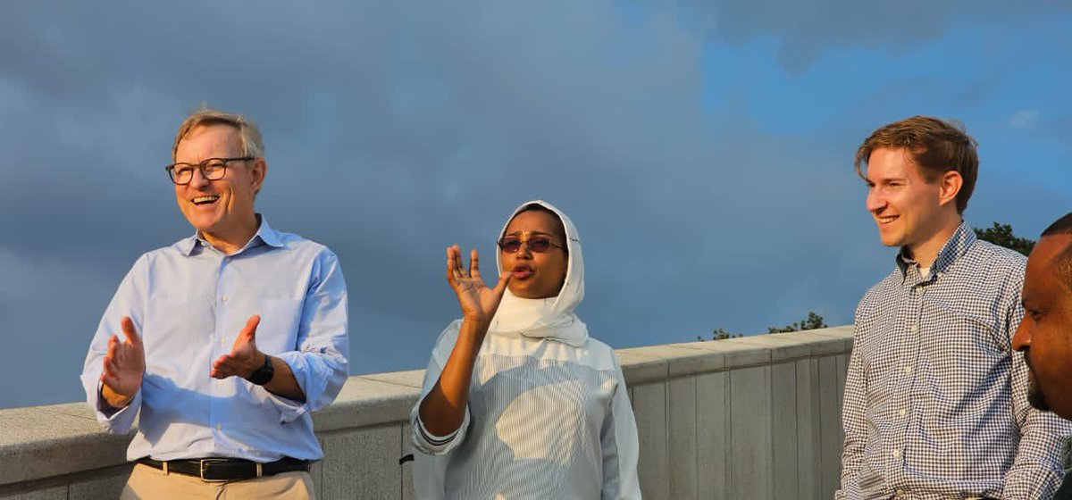 TeybaHassen's tweet photo. Grateful to host Per Heggenes, CEO of @ikeafoundation as we explored Unity and Friendship Parks. Fruitful dialogue ensued on the Ethiopian refugee operation and exciting new initiatives happening in Ethiopia.
Ethiopian Hands for Humanity 🇪🇹🇪🇹🇪🇹🇪🇹 https://t.co/pMiF8srhpO