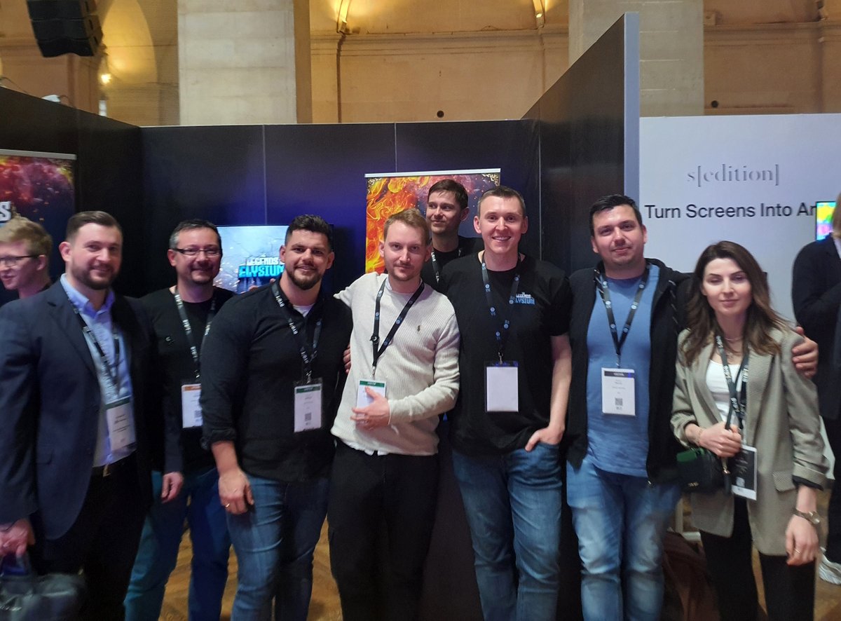 MastersCovenant's tweet photo. Amazing Paris NFT day behind us 🔥 
Now time to be part of Blockchain Week Summit 13-14.04 @PBWSummits Another beautyfull day and another exciting challanges 🚀

$COM #playtoearn #CryptocurrencyNews https://t.co/luaihNm1WK