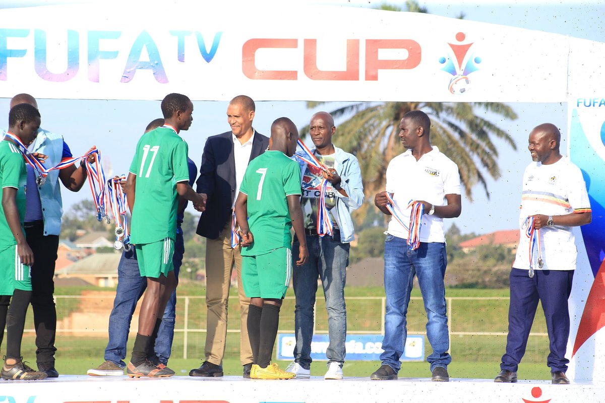 Young bro receiving his medal during @FUFATvCup