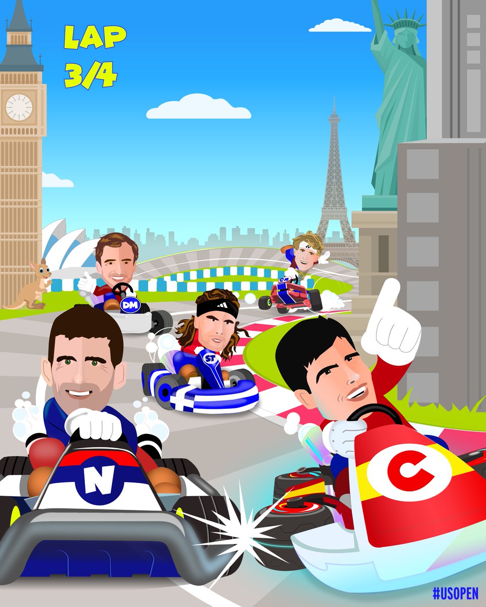 usopen's tweet image. It's about to be 🍌🍌🍌

The final stretch of the Grand Slam Grand Prix reaches its peak.