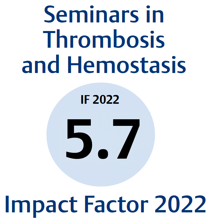 'New Seminars in Thrombosis and Hemostasis 2022 Impact Factor, Most Highly Cited Papers, and Other Journal Metrics' from @SemThrombHemost Editor in Chief @emmanuelfav1 thieme-connect.de/products/ejour…