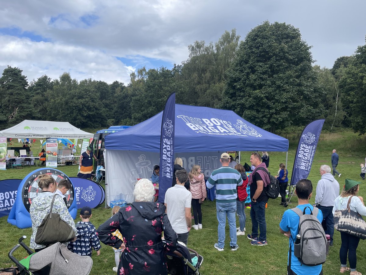 bbinnottingham's tweet photo. Yesterday we had a great day celebrating #NottsDay at Robin Hood Festival.

Our band played as the day opened &amp; then entertained the crowds while they sheltered from the rain. Our stall was busy all day with lots of craft and fun had.

#BoysBrigade
#FaithInYoungPeople

@NottsCC https://t.co/cAJGk23zEU