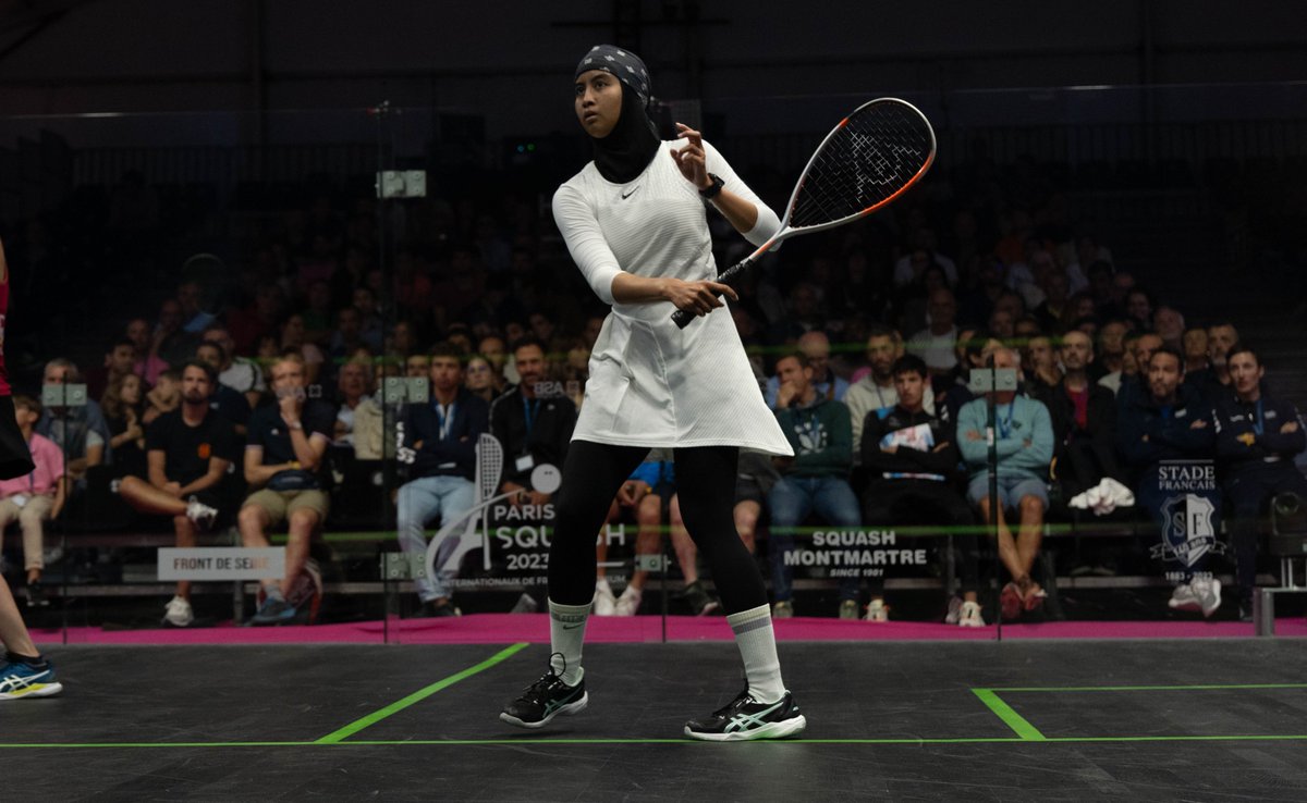 Result: Paris Squash 2023 Women's RD1

🇲🇾 @AifaAzmann beats <a href="/enora_villard/">Enora Villard</a> 🇫🇷
3-0: 11-9, 11-4, 11-7 (26m)

#ParisSquash