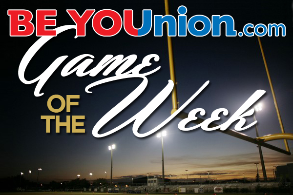 PrepsKC (@prepskc) on Twitter photo It's time for the BeYOUnion.com Game of the Week contest. Vote here bit.ly/2EculcZ
<a href="/BobcatFB/">Basehor-Linwood Football</a> <a href="/TongieHigh/">Tonganoxie High School</a>
<a href="/jcharmonhigh/">JC Harmon High</a> <a href="/FSchlagle/">F.L. SCHLAGLE FOOTBALL</a>
<a href="/ONeaglesFB/">Olathe North FB</a> <a href="/OEastAthletics/">Olathe East Athletics</a>
<a href="/bshsfootball/">BSHS Football</a> <a href="/LSWTitanFB/">LSWTitanFootball</a>
<a href="/SpoofhoundFoot1/">Coach Matt Webb</a> <a href="/HvilleWildcatFB/">Hville Wildcats FB</a>
<a href="/SMACatholic/">SMA Catholic</a> <a href="/FootballSpx/">SPX_Football</a> It's time for the BeYOUnion.com Game of the Week contest. Vote here bit.ly/2EculcZ
<a href="/BobcatFB/">Basehor-Linwood Football</a> <a href="/TongieHigh/">Tonganoxie High School</a>
<a href="/jcharmonhigh/">JC Harmon High</a> <a href="/FSchlagle/">F.L. SCHLAGLE FOOTBALL</a>
<a href="/ONeaglesFB/">Olathe North FB</a> <a href="/OEastAthletics/">Olathe East Athletics</a>
<a href="/bshsfootball/">BSHS Football</a> <a href="/LSWTitanFB/">LSWTitanFootball</a>
<a href="/SpoofhoundFoot1/">Coach Matt Webb</a> <a href="/HvilleWildcatFB/">Hville Wildcats FB</a>
<a href="/SMACatholic/">SMA Catholic</a> <a href="/FootballSpx/">SPX_Football</a>