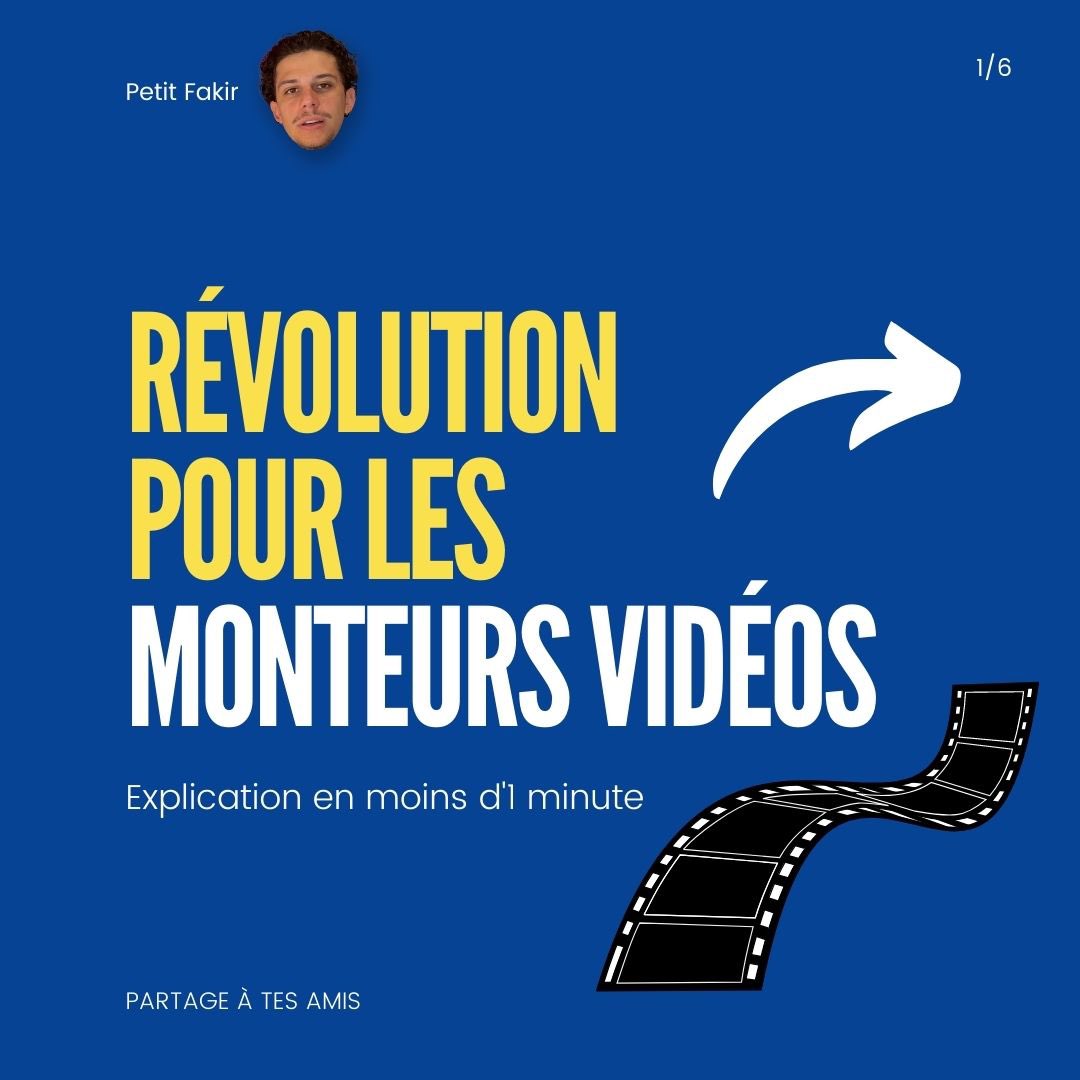 Petit_Fakir's tweet photo. Tu veux réduire le temps que tu mets pour tes montages vidéos ? 🎥🚀
→ Je t'ai trouvé LA solution… 😉 Un plug-in Premiere Pro qui va révolutionner ta façon de monter tes vidéos sur Premiere Pro
#petitfakir #plugin #autopod #montagevideo #premierepro
@AutoPodFM https://t.co/a3sUeYfp9W