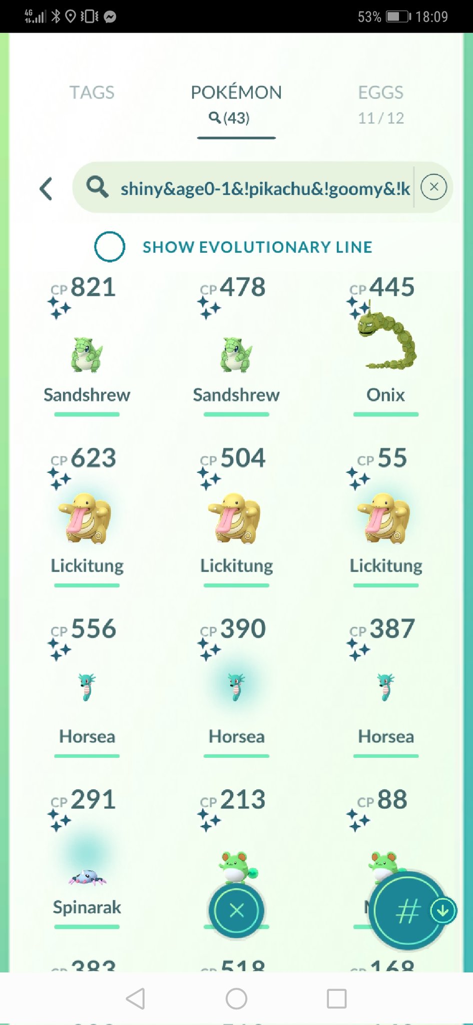 LISTA DOS SHINY MAIS RAROS DO TIGER DEZ/20 - Pokémon Go 