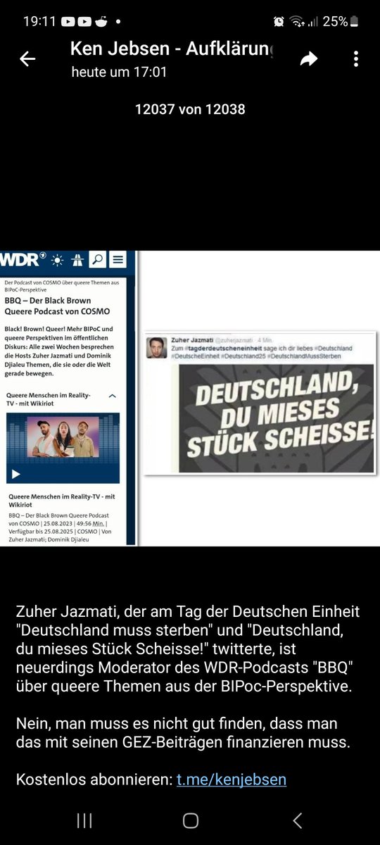 Marcsch04573486's tweet photo. @ARD_Presseclub @WDR @WAZ_Redaktion @tagesschau @zeitonline @diakonie @Paritaet @phoenix_de @DasErste Stimmt das mit dem neuen Moderator? https://t.co/pWPVnHIYQ3