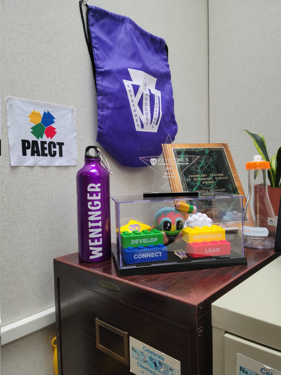 WeningerMrs's tweet photo. Proud to show off my #KTI2023 swag in my classroom this year. Wishing all my #KTI family a great school year! @PAECT https://t.co/uWeWD67UFv