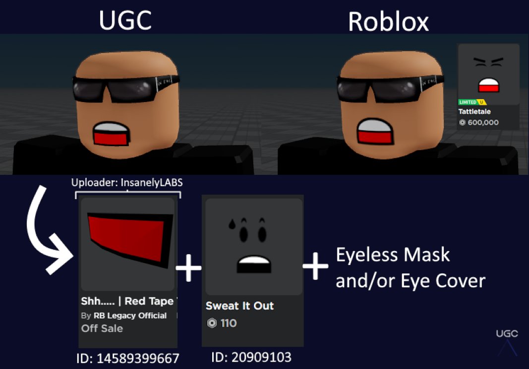 How Roblox limited faces are made… 