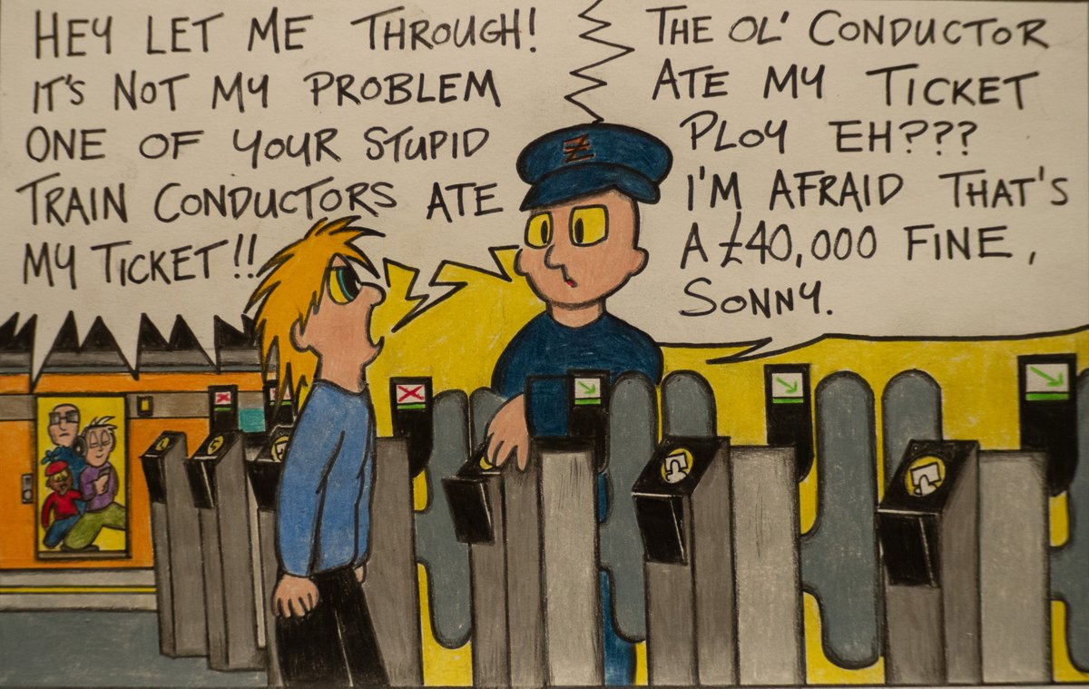 IsaacCochrane's tweet photo. Right, I'm aware I haven't posted for about 8 years but I'm going to start randomly sharing my cartoons on here. https://t.co/wSKDpOTFsf