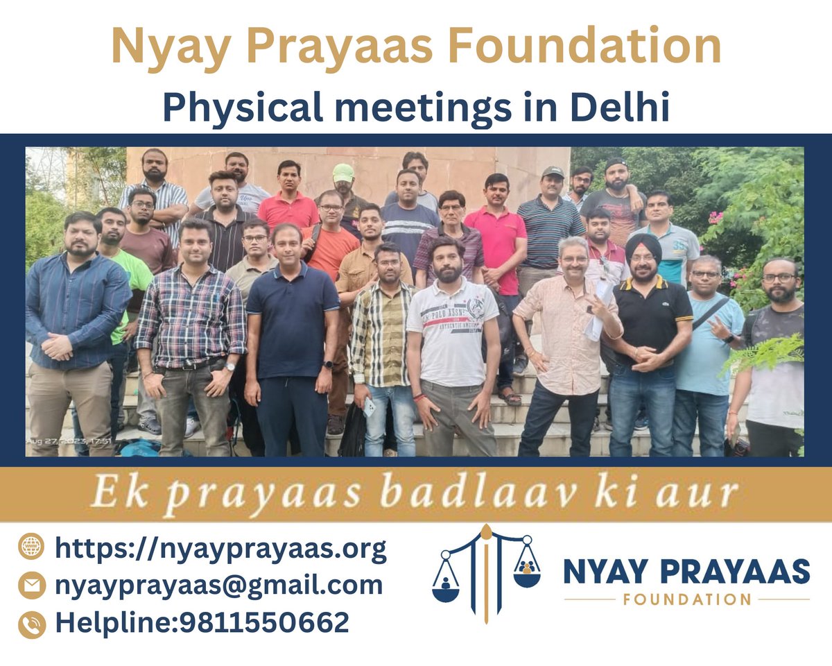NyayPrayaas's tweet photo. Empowerment starts within.
In the arena of life, no one rides to the rescue.
It's up to you to stand strong or stumble.
Rise to the challenge, face the currents, &amp; forge your path. 
Join us to strengthen your legal stride.
https://t.co/g3AWR1iS8R
🔍 #EmpowerYourself #LegalJourney https://t.co/80YxIoTdCF