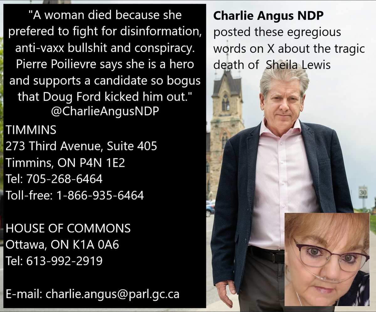 ShaunRickard67's tweet photo. @PaulMitchell_AB Feel free to reach out to his office and let them and @theJagmeetSingh know what you think. This vile piece of human garbage needs to be fired immediately.
If you haven't done so already, do it now: #OptOut https://t.co/ULlIRjGL9g