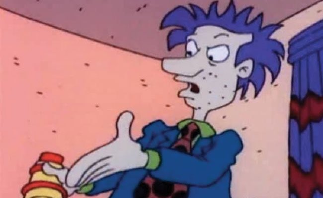 Todays pathetic man of the day is Stu Pickles from the Rugrats!