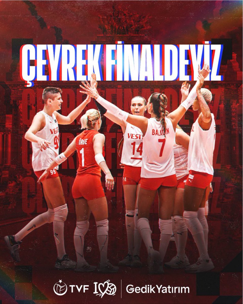 Filenin Sultanları Çeyrek Finalde!

Belçika’yı 3-1 yenen Filenin Sultanları Çeyrek Finale yükseliyor!

Tebrikler Filenin Sultanları 👏🏻

#ilovevoleybol
#ilovefileninsultanları