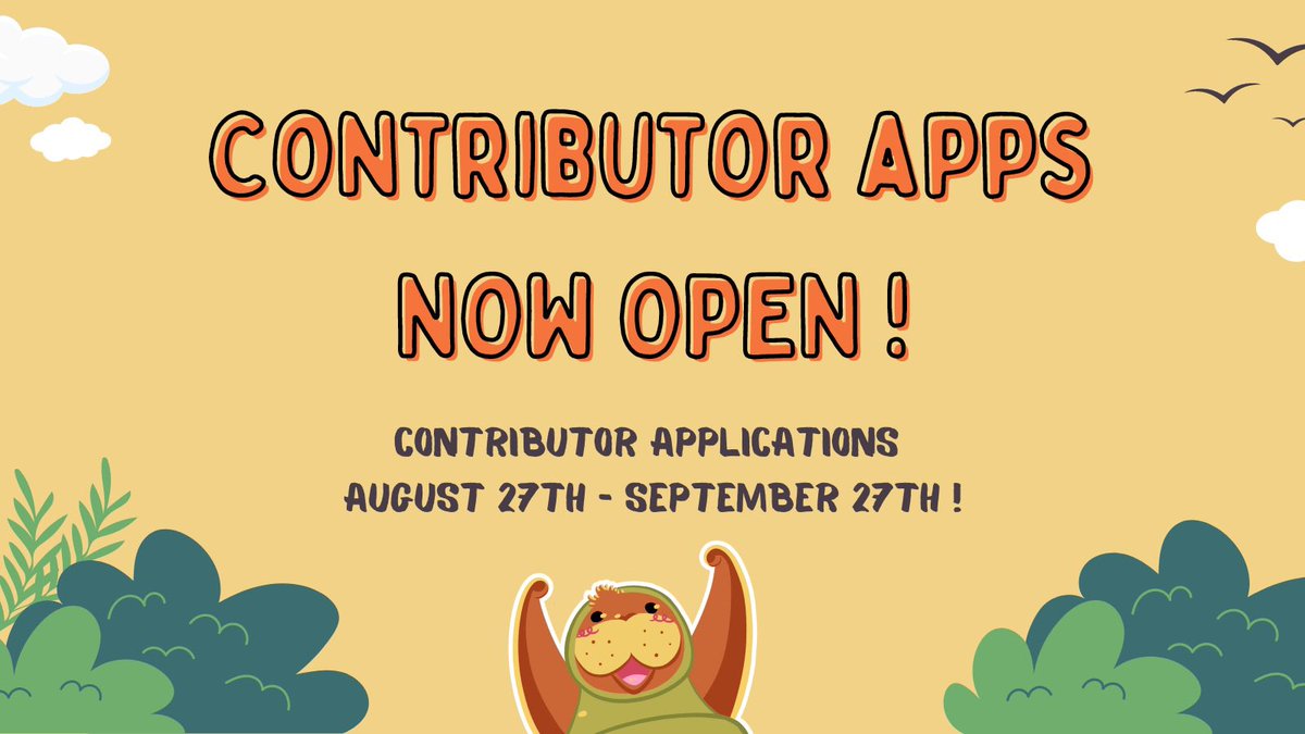 Contributor Apps Now Open!! 📸🐾 Come join us on our tour through the OP world of animals! 🛻 LINKS BELOW ⬇️