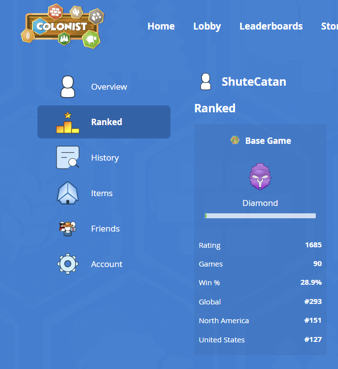 ShuteCatan's tweet photo. #Catan players, join the world's 293rd best player on @colonistio! It's fun and I love when folks say in chat they've this Twitter/X feed! https://t.co/Ki17N3Tws4
