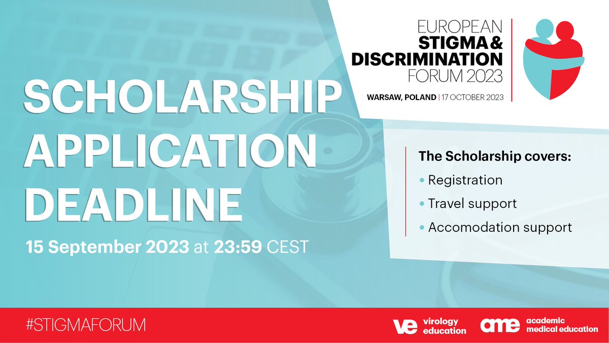 SOLNAC_'s tweet photo. The European Stigma &amp; Discrimination Forum 2023 will take place in Warsaw, Poland on 17 October 2023. Scholarship application deadline 15 Sept 2023
#STIGMAFORUM  #AsiaHIVCascade #Somaliland #Somali https://t.co/ClJ0SjDKdg