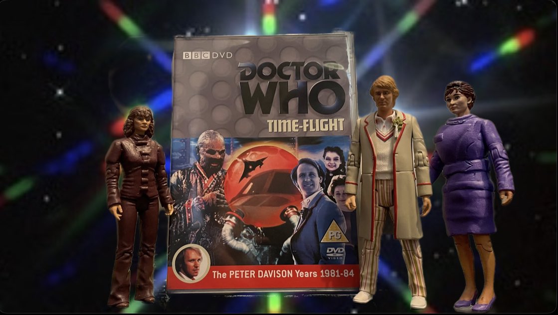 JR1991JR's tweet image. NYSSA: Where are we?  DOCTOR: Somewhere above Hyde Park. The view should be spectacular.  (He turns on the scanner.)  TEGAN: That's not Hyde Park, that's Heathrow Airport! 

#DoctorWho #TimeFlight #80s