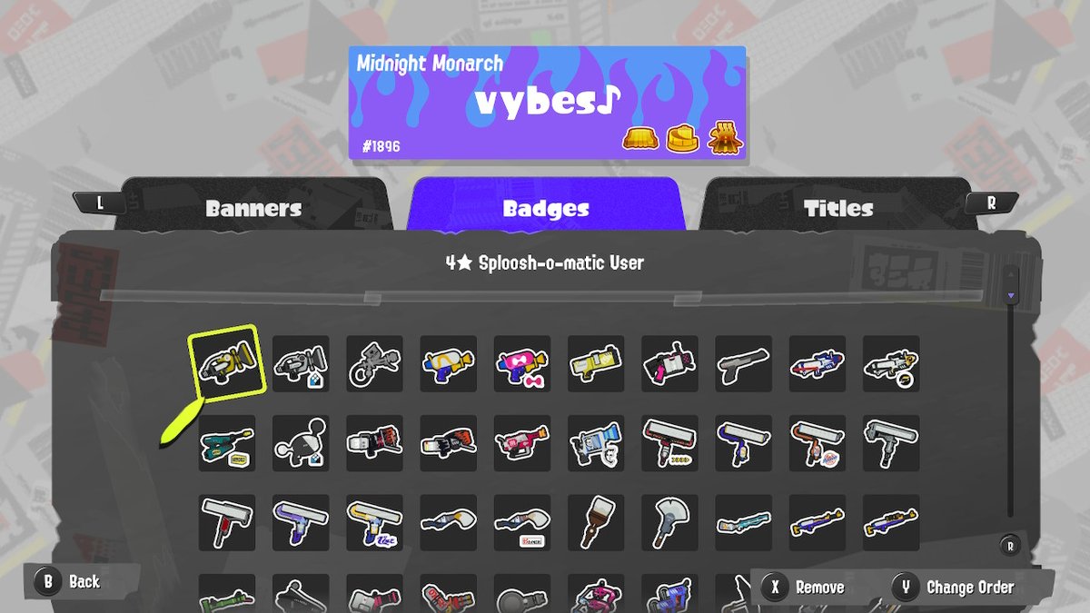 that's 40 four-star weapons done! #Splatoon3 #NintendoSwitch