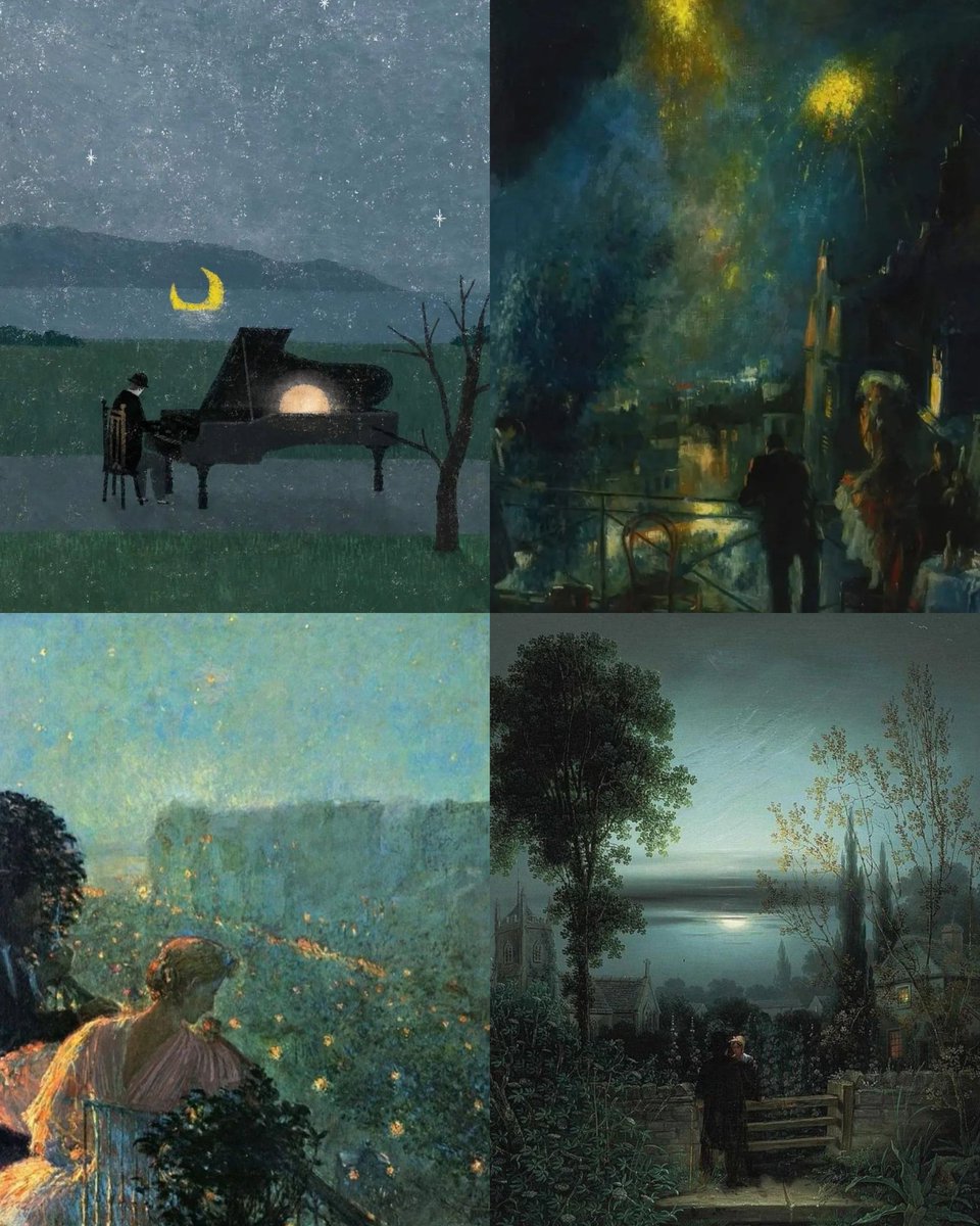 night aesthetics — in art
