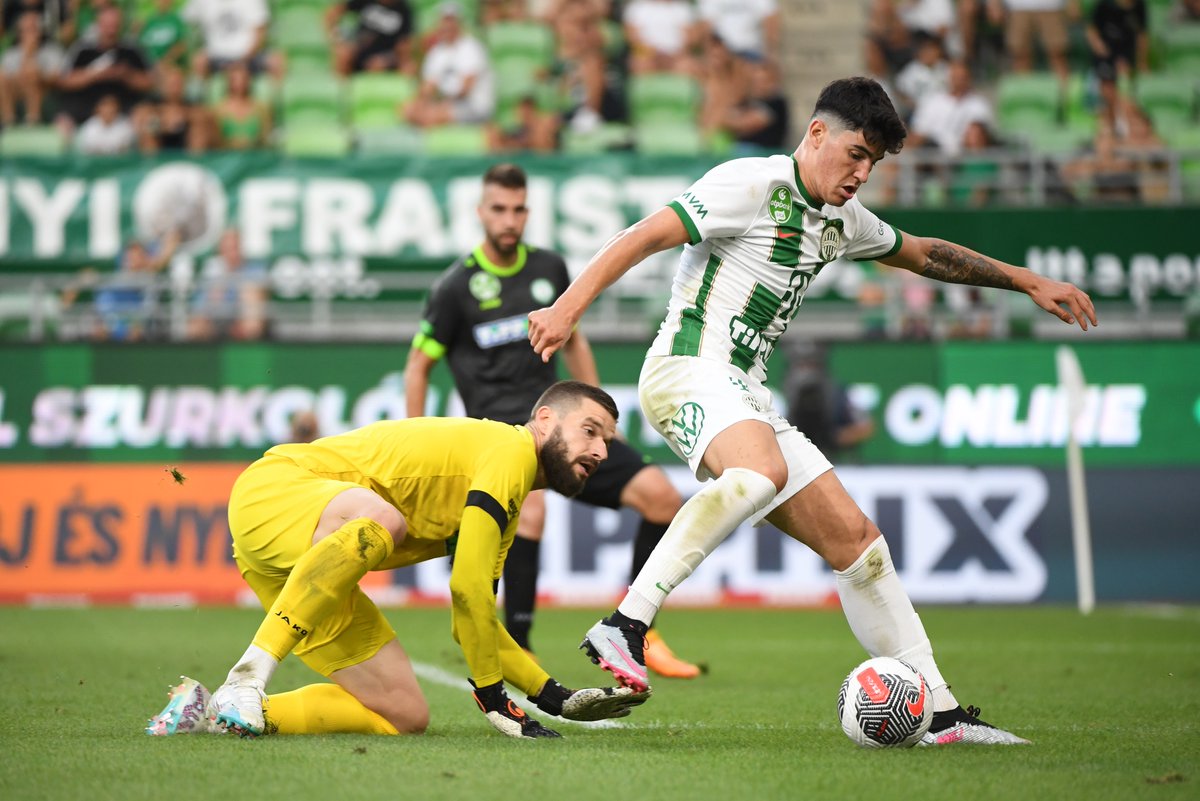 Fradi_HU's tweet photo. ⏱️ 90' FT | 6️⃣-1️⃣ | The game is over, we saw quite a few scorers on the pitch tonight, and even witnessed a hat-trick. 💚

⚽️ 10' Adama Traoré
⚽️ 20' Varga Barnabás
⚽️ 30' Varga Barnabás
⚽️ 43' Varga Barnabás
⚽️ 45' +3' Samy Mmaee
⚽️ 45' +6' Tokmac Nguen https://t.co/3MCcPA2vjS